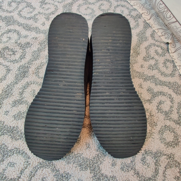 H&M Men's Black & Gray Lace Up Breathable Leather Toe Athletic Gym Shoes 10.5 - Picture 10 of 11